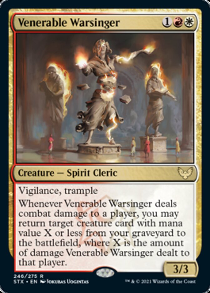 Venerable Warsinger [Strixhaven: School of Mages] | Card Citadel