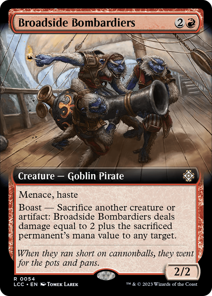 Broadside Bombardiers (Extended Art) [The Lost Caverns of Ixalan Commander] | Card Citadel