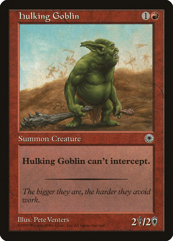 Hulking Goblin [Portal] | Card Citadel