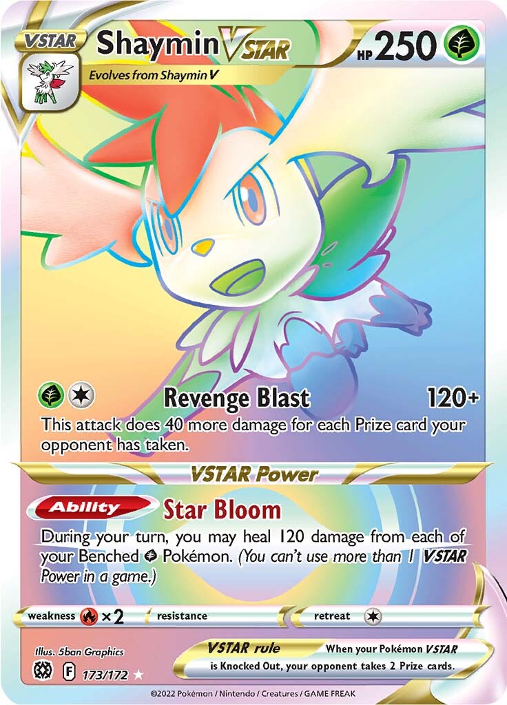 Shaymin VSTAR (173/172) [Sword & Shield: Brilliant Stars] | Card Citadel