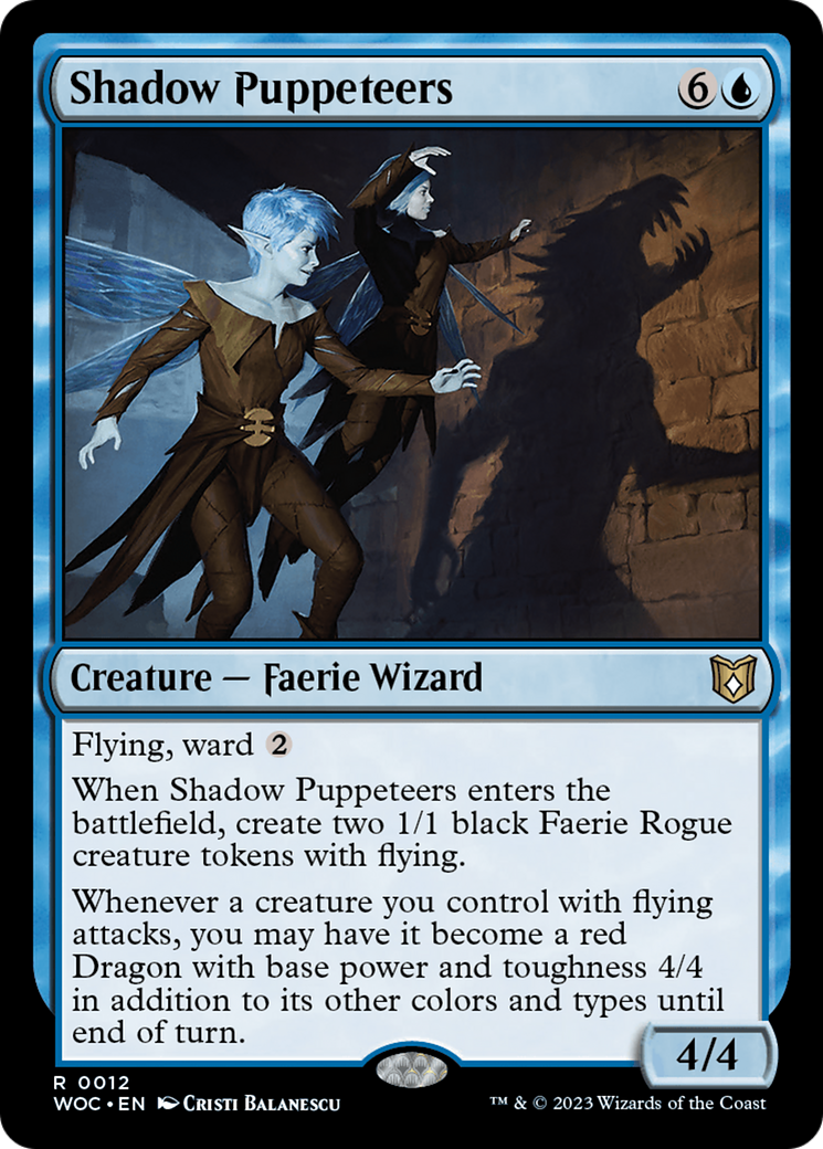 Shadow Puppeteers [Wilds of Eldraine Commander] | Card Citadel