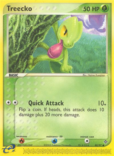 Treecko (80/97) [EX: Dragon] | Card Citadel