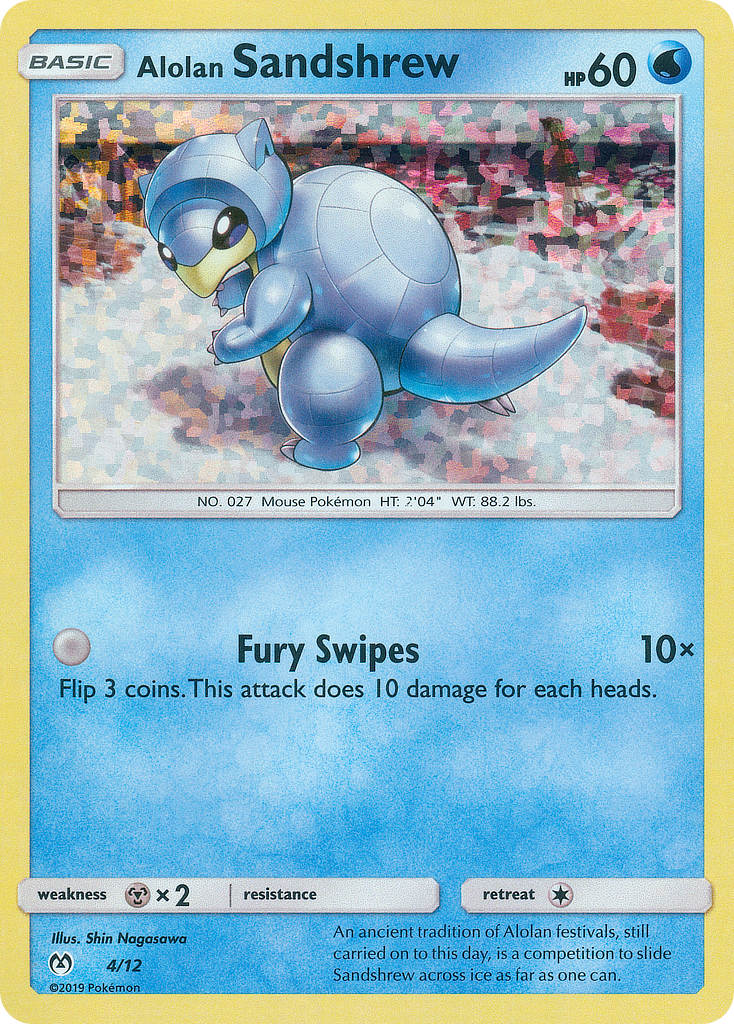 Alolan Sandshrew (4/12) [McDonald's Promos: 2019 Collection] | Card Citadel