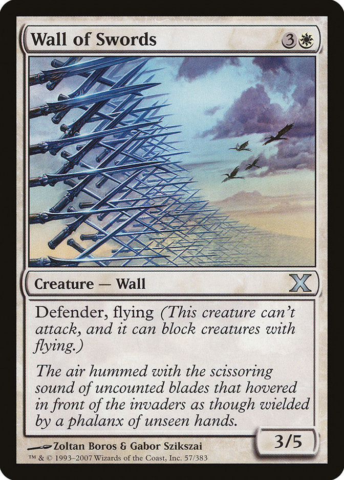 Wall of Swords [Tenth Edition] | Card Citadel