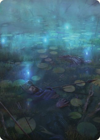 The Dead Marshes Art Card [The Lord of the Rings: Tales of Middle-earth Art Series] | Card Citadel