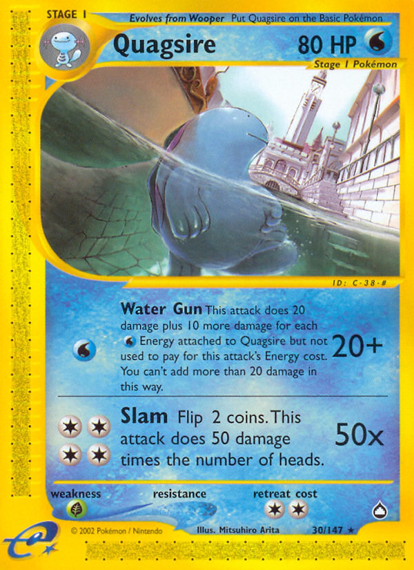 Quagsire (30/147) [Aquapolis] | Card Citadel