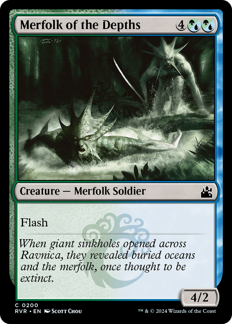 Merfolk of the Depths [Ravnica Remastered] | Card Citadel