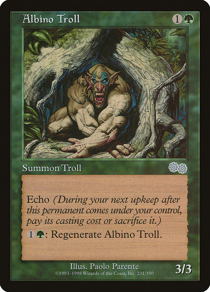 Albino Troll [Urza's Saga] | Card Citadel
