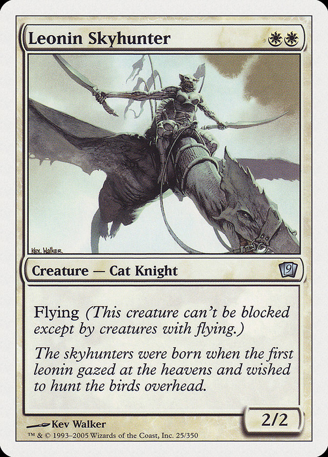 Leonin Skyhunter [Ninth Edition] | Card Citadel