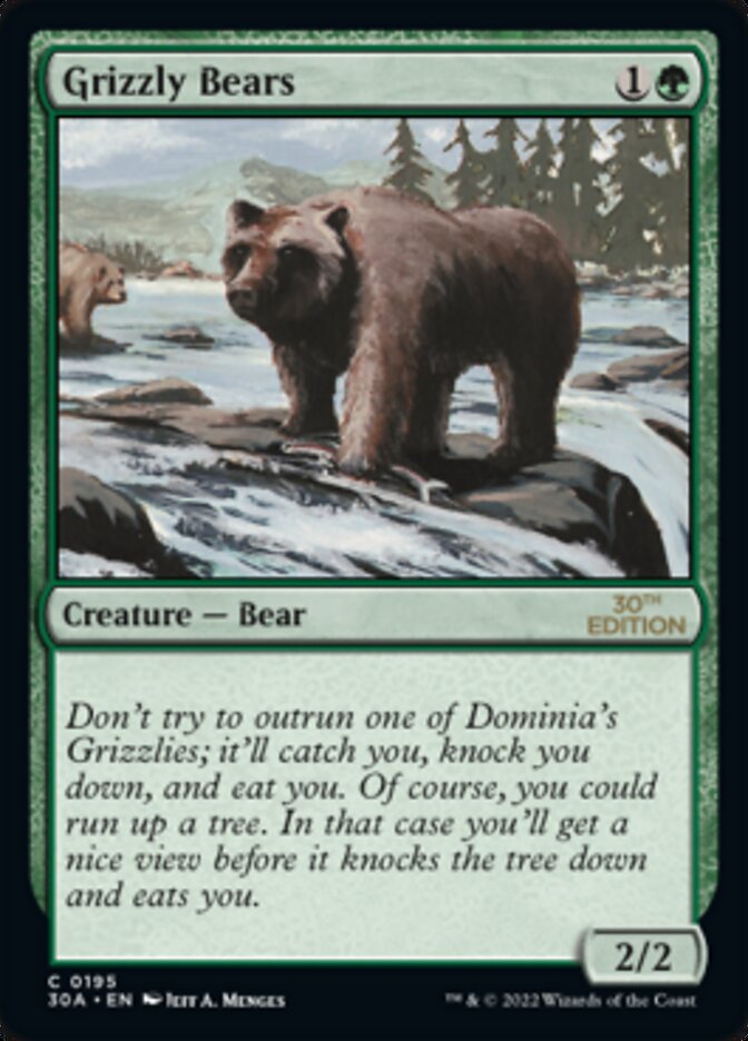 Grizzly Bears [30th Anniversary Edition] | Card Citadel