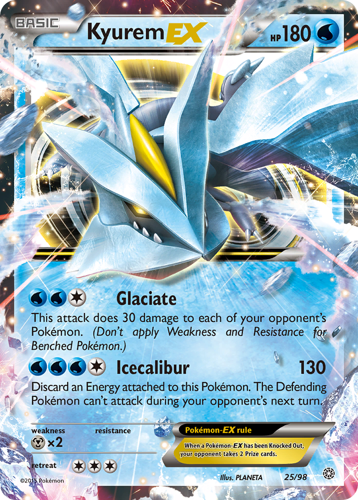 Kyurem EX (25/98) [XY: Ancient Origins] | Card Citadel