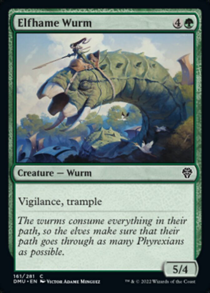 Elfhame Wurm [Dominaria United] | Card Citadel