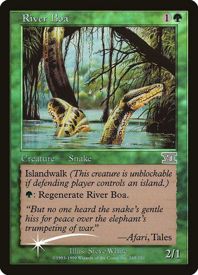 River Boa [Friday Night Magic 2000] | Card Citadel