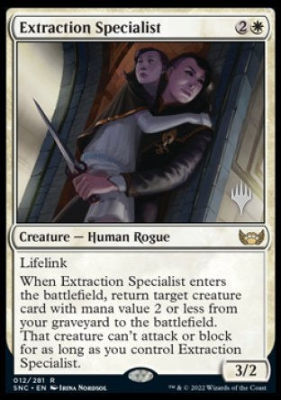 Extraction Specialist (Promo Pack) [Streets of New Capenna Promos] | Card Citadel