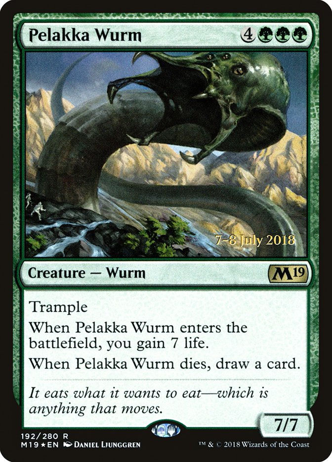 Pelakka Wurm [Core Set 2019 Promos] | Card Citadel