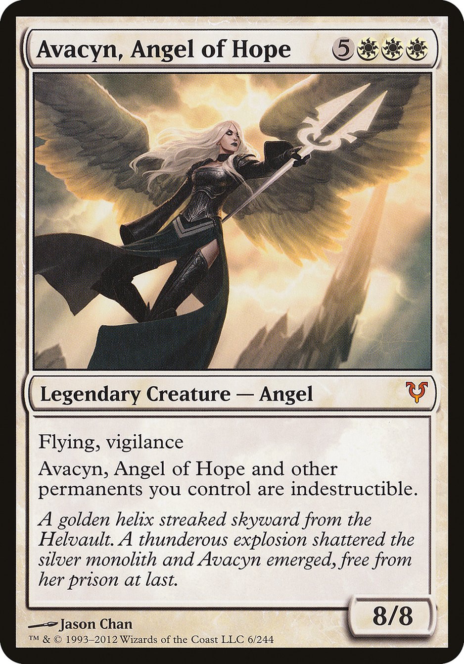 Avacyn, Angel of Hope (Oversized) [Open the Helvault] | Card Citadel