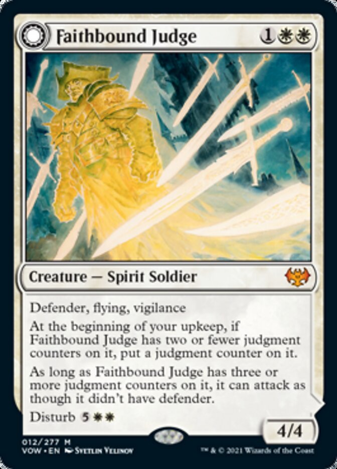 Faithbound Judge // Sinner's Judgment [Innistrad: Crimson Vow] | Card Citadel