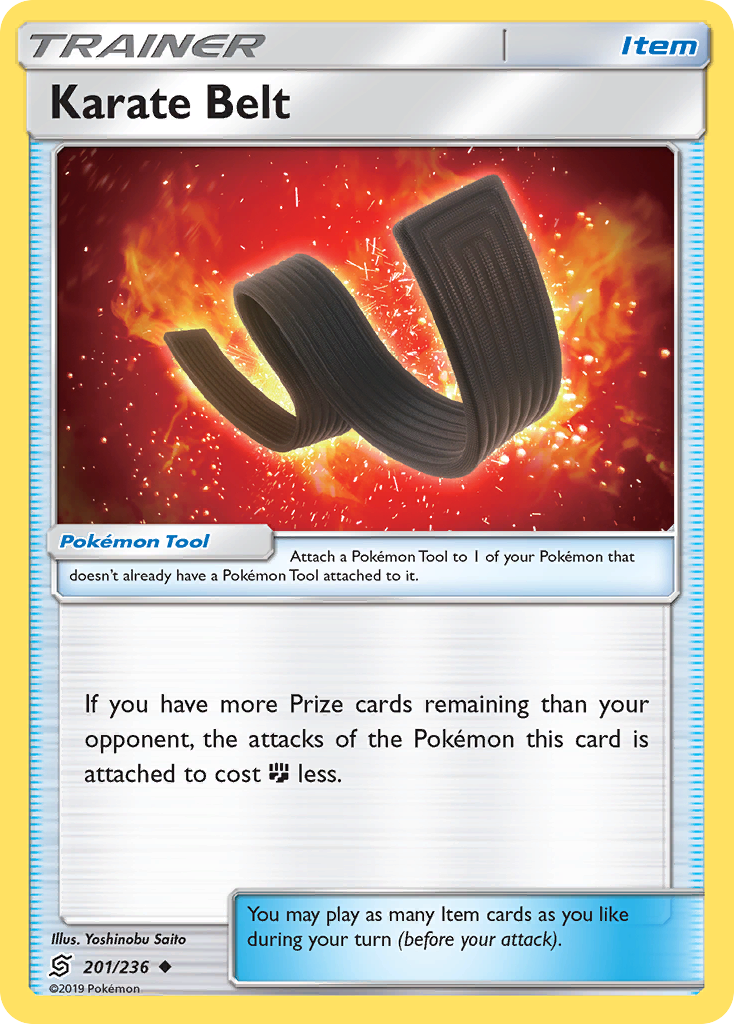 Karate Belt (201/236) [Sun & Moon: Unified Minds] | Card Citadel