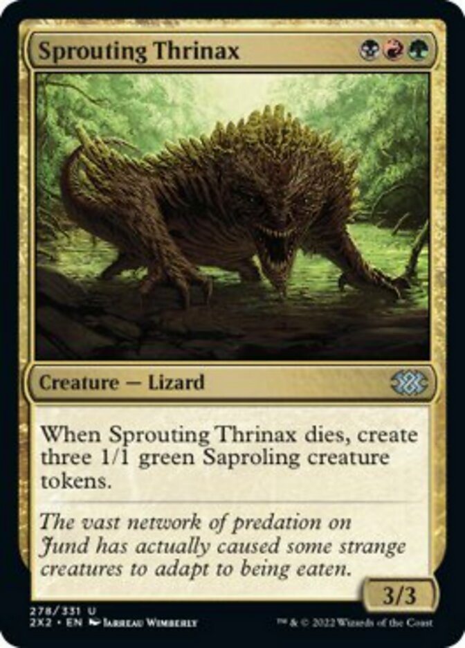 Sprouting Thrinax [Double Masters 2022] | Card Citadel
