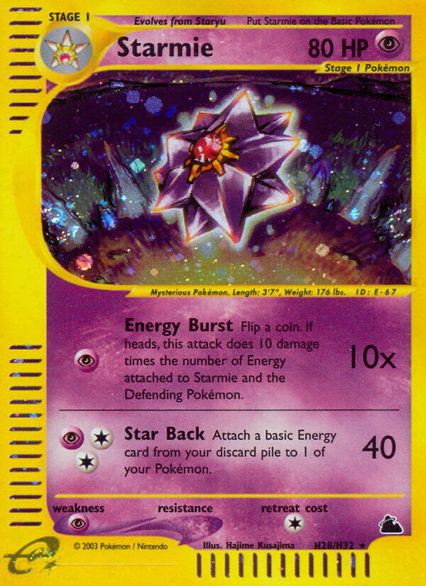 Starmie (H28/H32) [Skyridge] | Card Citadel