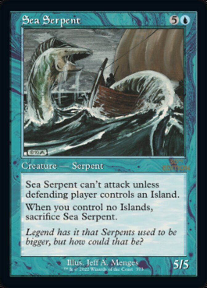 Sea Serpent (Retro) [30th Anniversary Edition] | Card Citadel