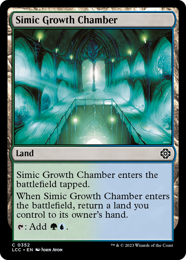 Simic Growth Chamber [The Lost Caverns of Ixalan Commander] | Card Citadel