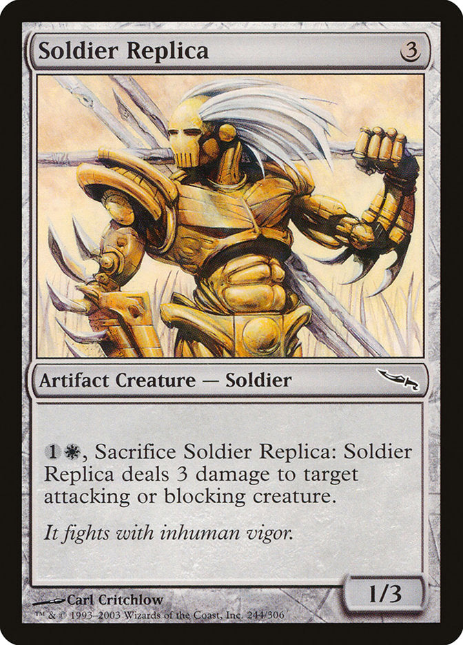 Soldier Replica [Mirrodin] | Card Citadel