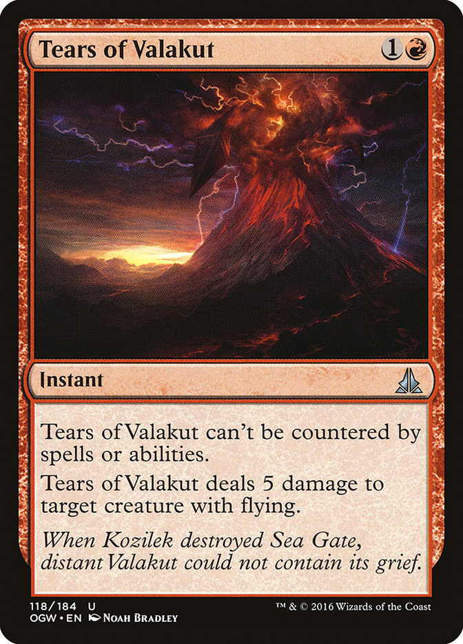 Tears of Valakut [Oath of the Gatewatch] | Card Citadel