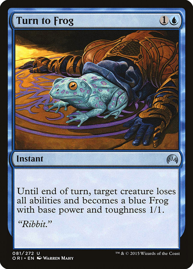 Turn to Frog [Magic Origins] | Card Citadel