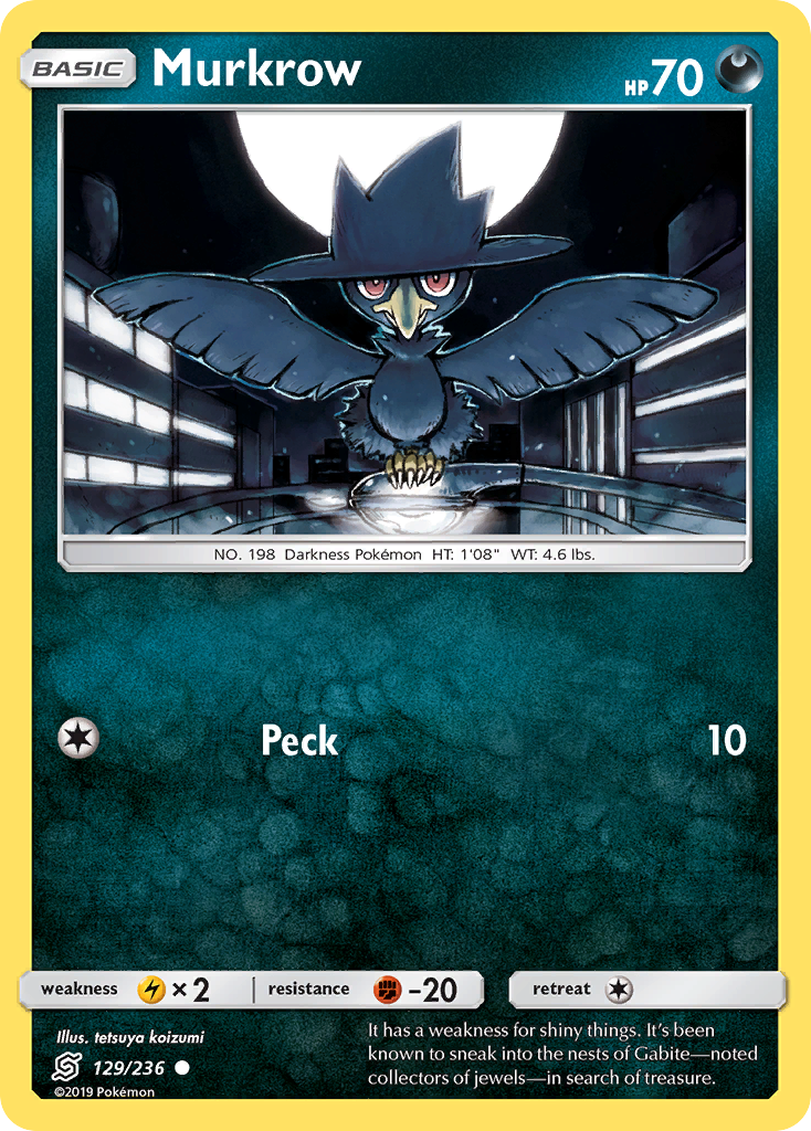 Murkrow (129/236) [Sun & Moon: Unified Minds] | Card Citadel