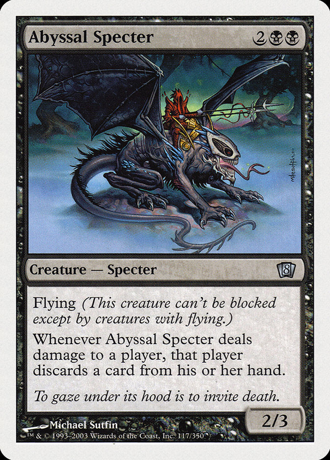 Abyssal Specter [Eighth Edition] | Card Citadel