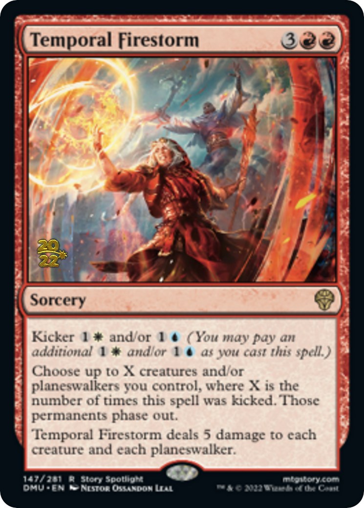 Temporal Firestorm [Dominaria United Prerelease Promos] | Card Citadel