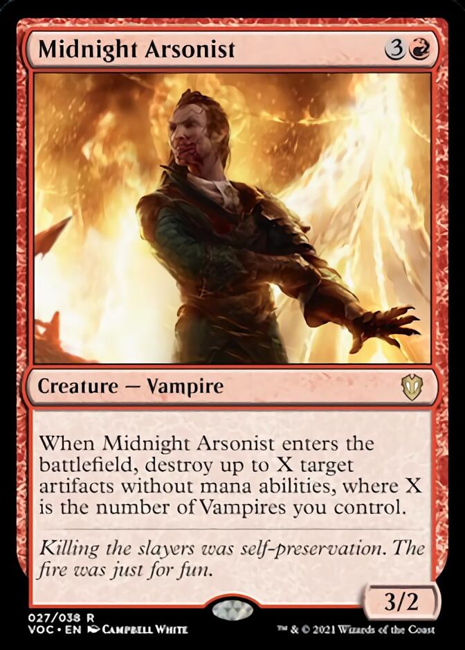 Midnight Arsonist [Innistrad: Crimson Vow Commander] | Card Citadel