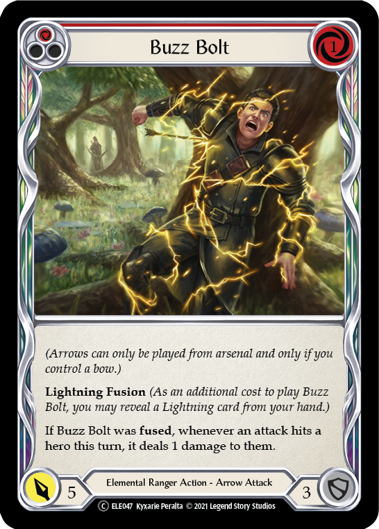 Buzz Bolt (Red) [U-ELE047] Unlimited Normal | Card Citadel