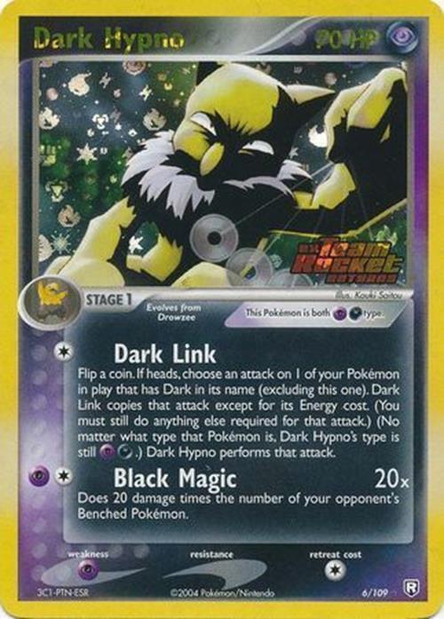 Dark Hypno (6/109) (Stamped) [EX: Team Rocket Returns] | Card Citadel