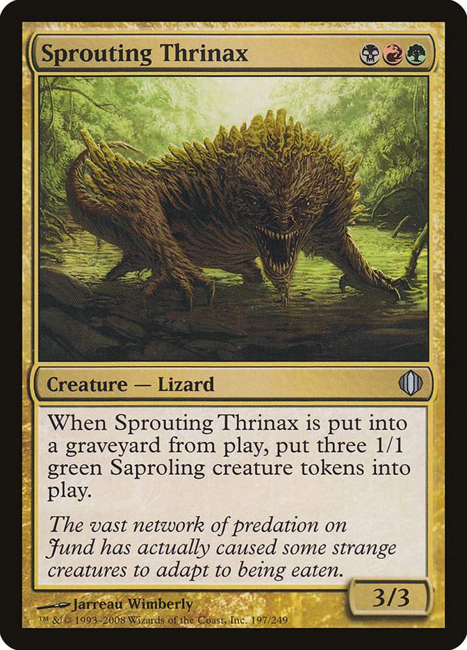 Sprouting Thrinax [Shards of Alara] | Card Citadel