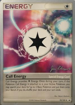 Call Energy (92/100) (Psychic Lock - Jason Klaczynski) [World Championships 2008] | Card Citadel