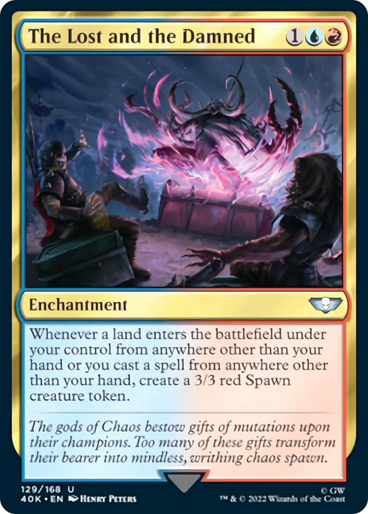 The Lost and the Damned (Surge Foil) [Universes Beyond: Warhammer 40,000] | Card Citadel