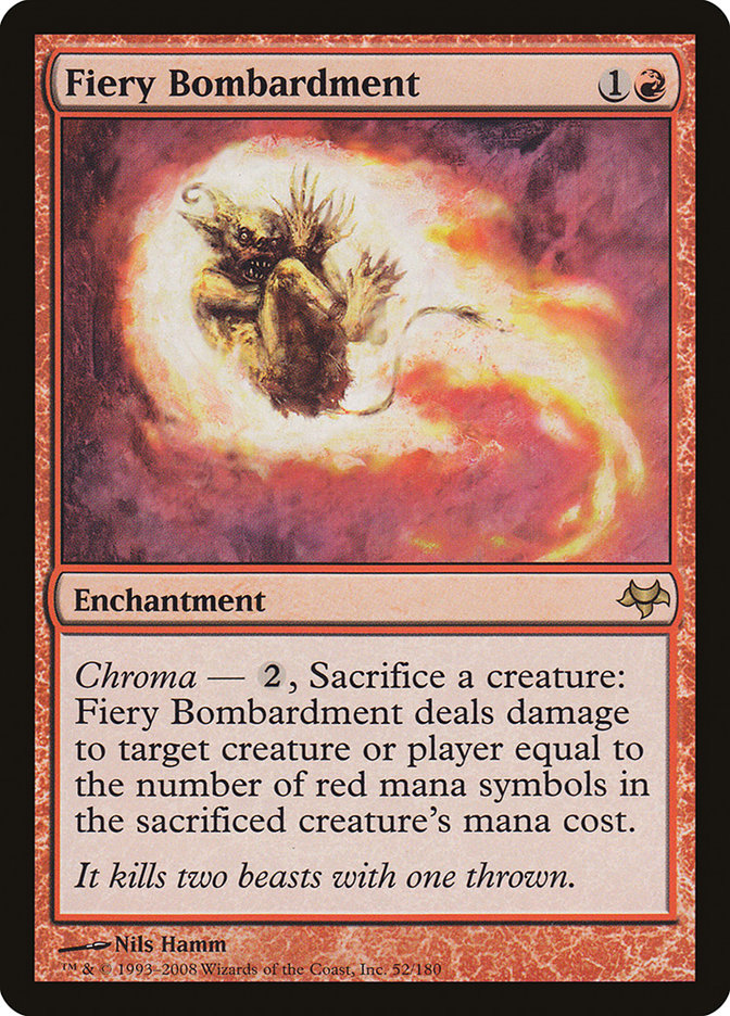 Fiery Bombardment [Eventide] | Card Citadel