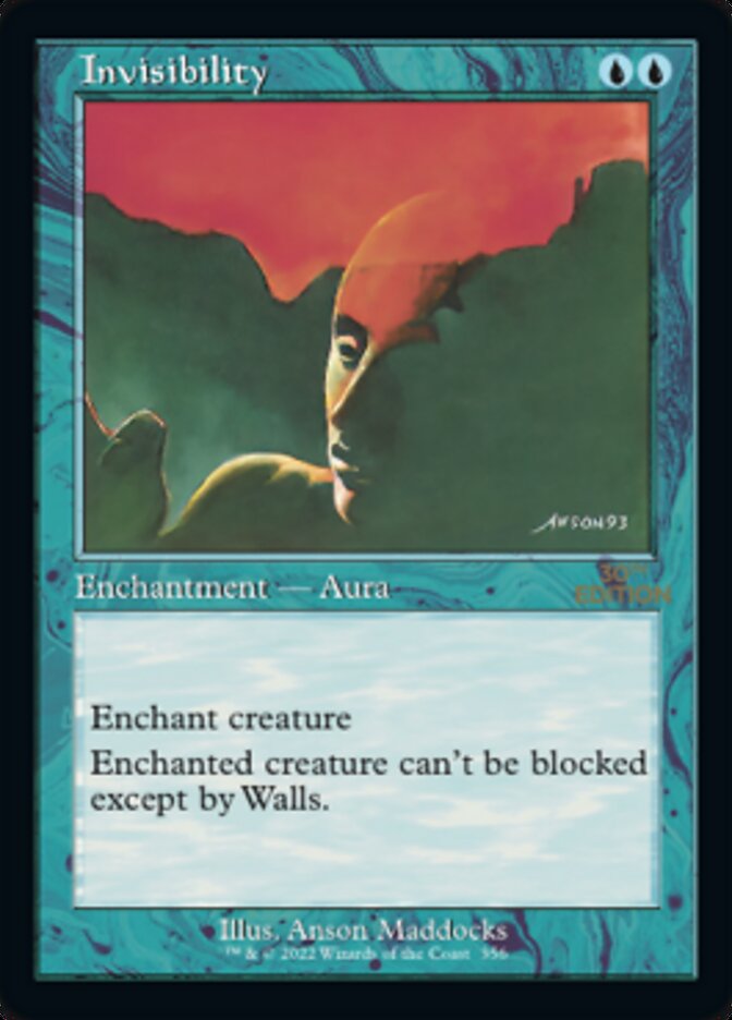 Invisibility (Retro) [30th Anniversary Edition] | Card Citadel