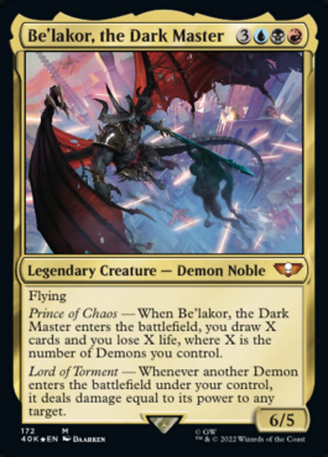 Be'lakor, the Dark Master [Universes Beyond: Warhammer 40,000] | Card Citadel