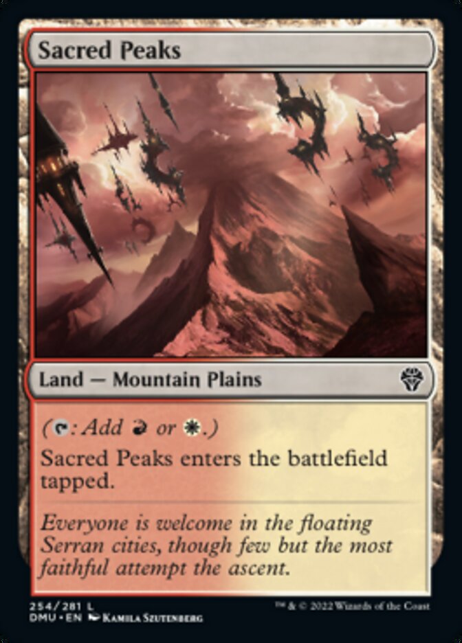 Sacred Peaks [Dominaria United] | Card Citadel