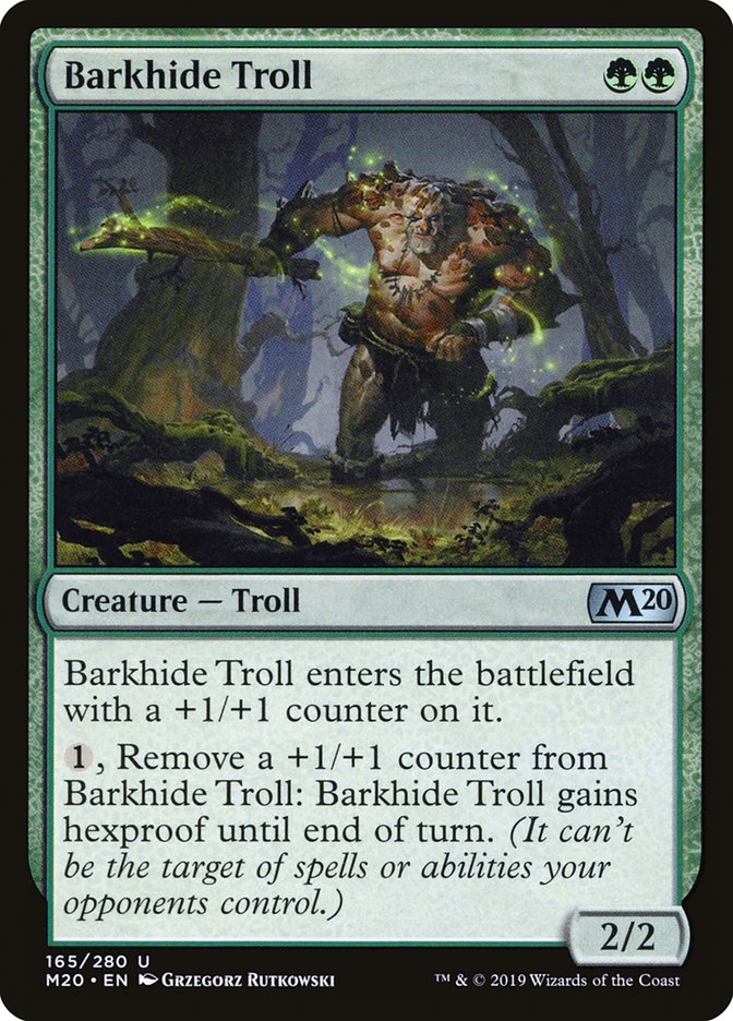 Barkhide Troll [Core Set 2020] | Card Citadel