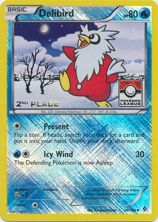 Delibird (38/149) (League Promo 2nd Place) [Black & White: Boundaries Crossed] | Card Citadel