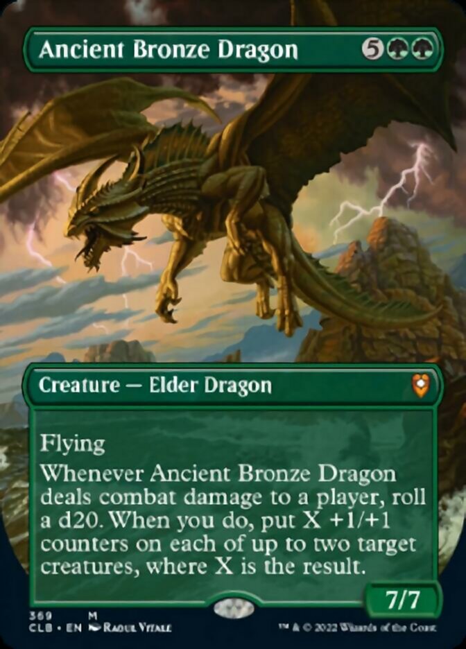 Ancient Bronze Dragon (Borderless Alternate Art) [Commander Legends: Battle for Baldur's Gate] | Card Citadel