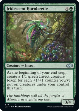 Iridescent Hornbeetle [Jumpstart 2022] | Card Citadel