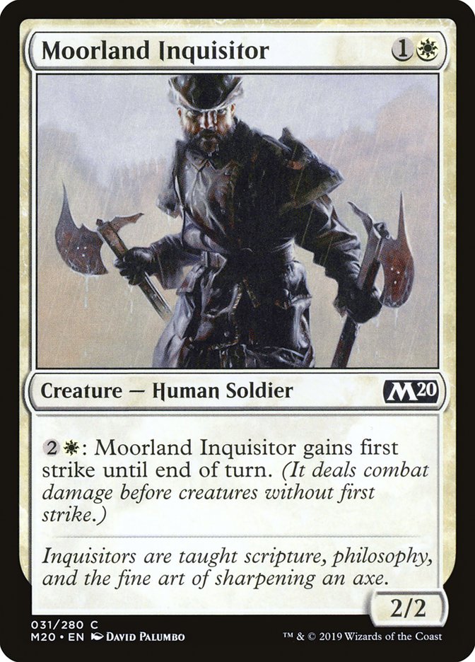 Moorland Inquisitor [Core Set 2020] | Card Citadel