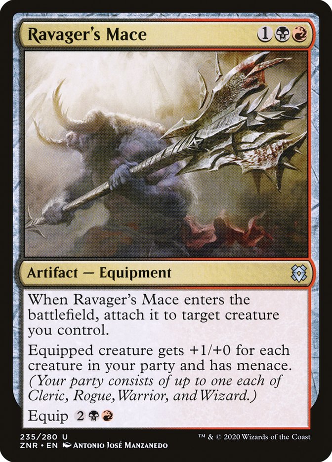 Ravager's Mace [Zendikar Rising] | Card Citadel