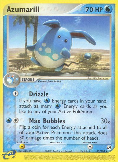 Azumarill (30/100) [EX: Sandstorm] | Card Citadel