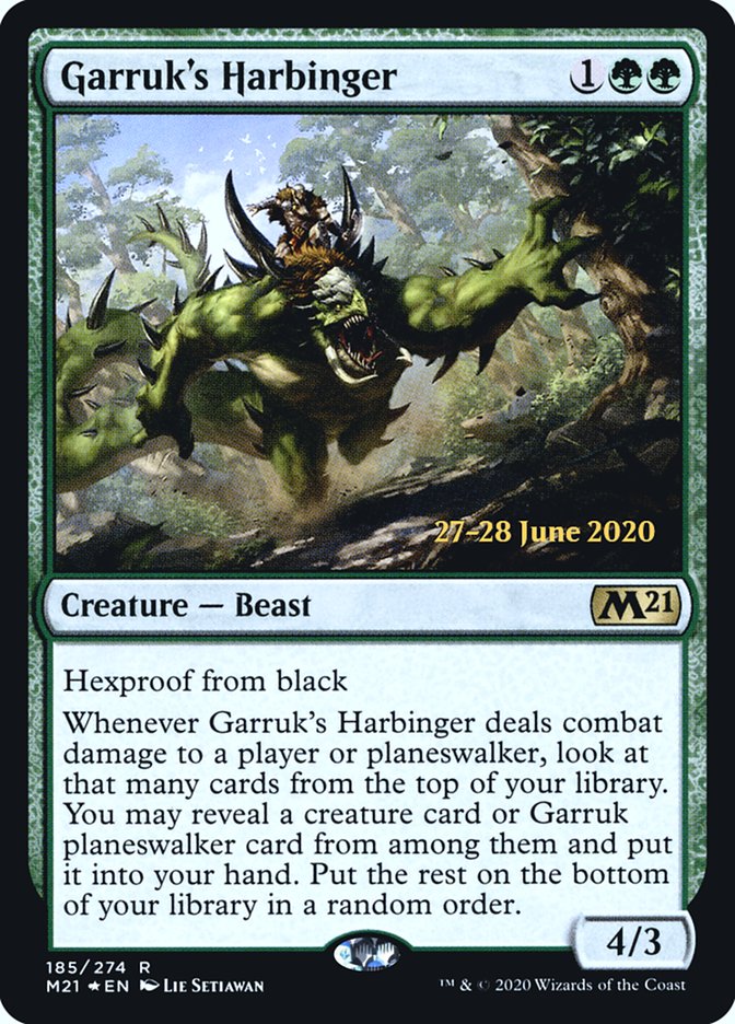 Garruk's Harbinger  [Core Set 2021 Prerelease Promos] | Card Citadel